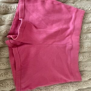 Zara Ribbed Pink Lounge Shorts